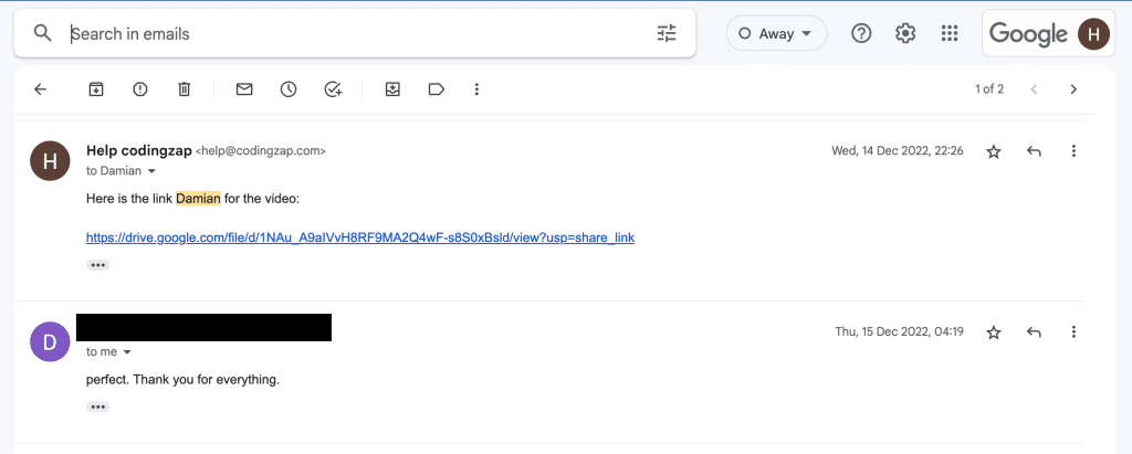 CodingZap Customer reviews for assignment services