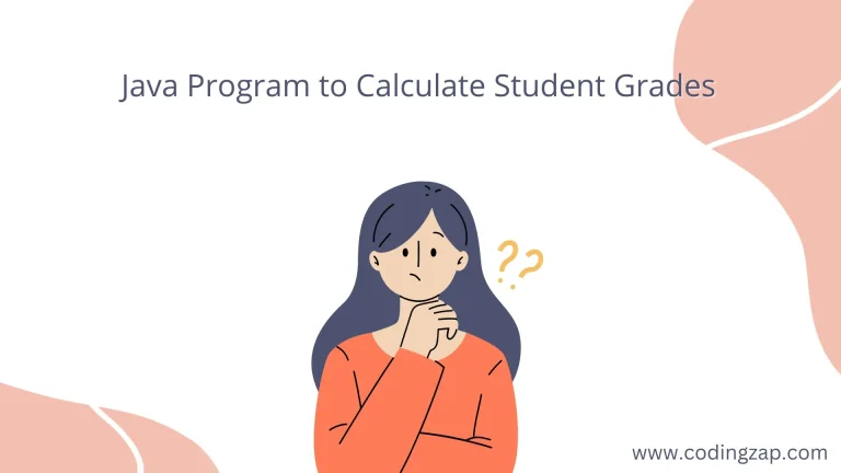 Java Program to Calculate Student Grades
