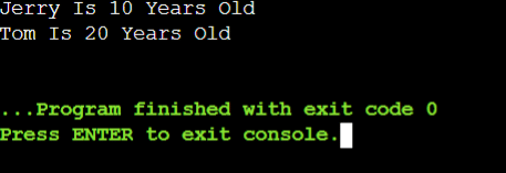Create A Dictionary From Another Dictionary In Cpp Output