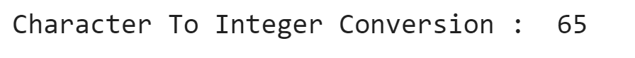 Ord() Function Implementation
