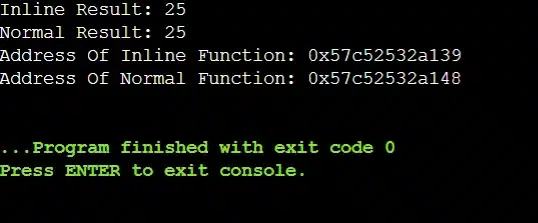 Using Inline And Normal Function In A Single Code Output